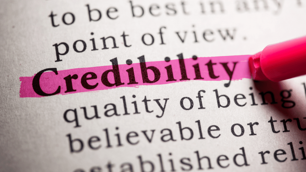 Credibility when collecting debt
